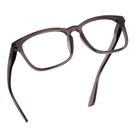 Readerest Blue Light Blocking Reading Glasses (Charcoal, 0.75 Magnification) Computer Eyeglasses With Thin Reflective Lens, Antiglare, Eye Strain, UV Protection, Stylish For Men And Women