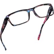 Readerest Blue Light Blocking Reading Glasses (Floral, 1.75 Magnification) Computer Eyeglasses With Thin Reflective Lens, Antiglare, Eye Strain, UV Protection, Stylish For Men And Women
