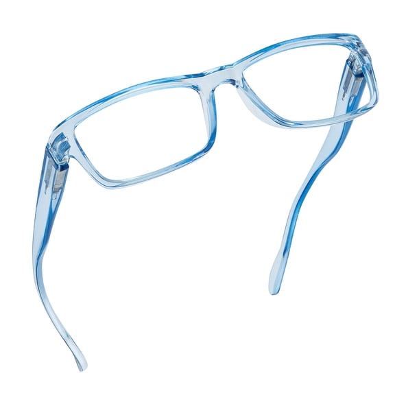 Readerest Blue Light Blocking Reading Glasses (Light Blue, 1.50 Magnification) Computer Eyeglasses With Thin Reflective Lens, Antiglare, Eye Strain, UV Protection, Stylish For Men And Women