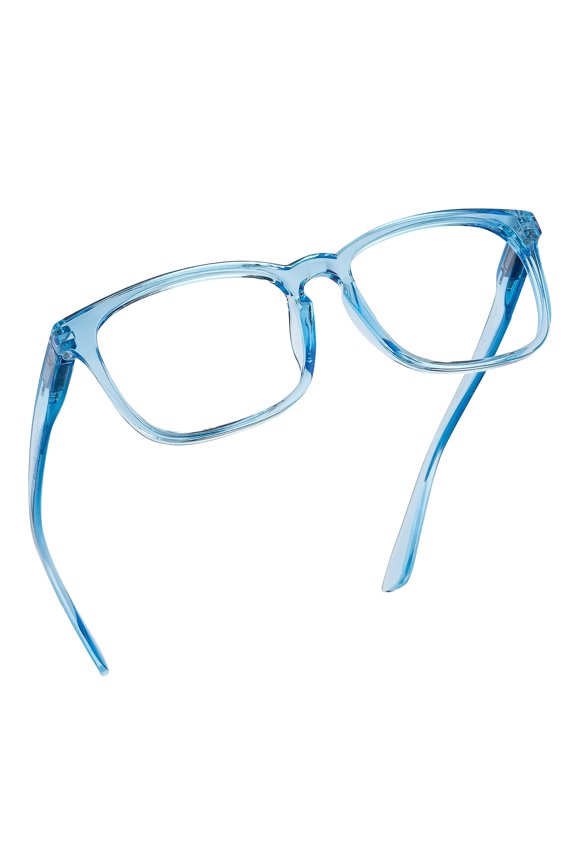 Blue Light Blocking Reading Glasses Light Blue 300 Magnification