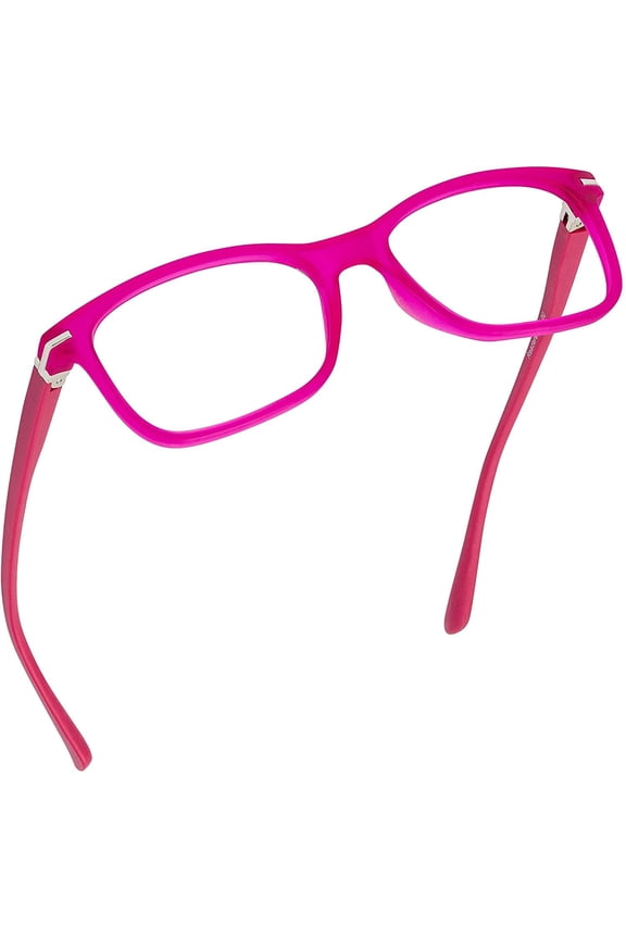 Blue Light Blocking Reading Glasses Pink 225 Magnification