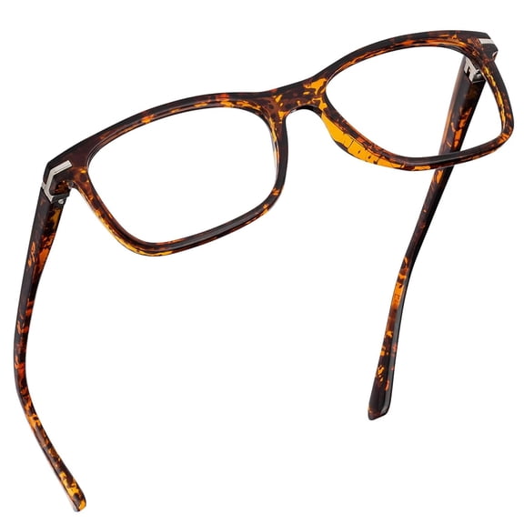 Readerest Blue Light Blocking Glasses – Thin Reflective Lens, Anti-Glare Computer Eyeglasses, UV Protection, Eye Strain Relief (Tortoise, 1.5 Magnification)