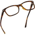 thumbnail image 1 of Readerest Blue Light Blocking Reading Glasses Tortoise Zero Magnification, 1 of 6