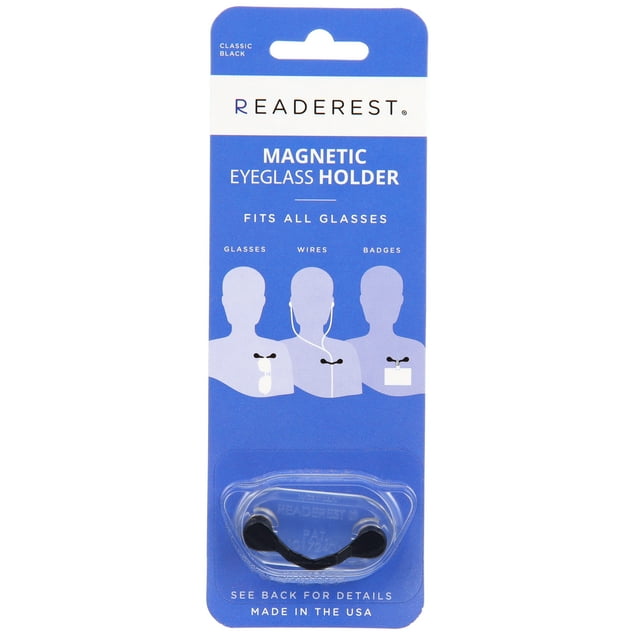 Readerest Classic Eyeglass Holder Black