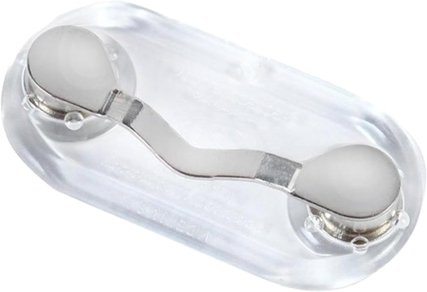 Stainless Steel Magnetic Eyeglass Holder with Shark Wire -- By EyeLoop™ --  Patented.