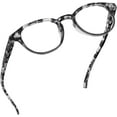 thumbnail image 1 of Readerest Round Blue Light Blocking Reading Glasses Clearblack 100, 1 of 5