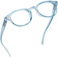 thumbnail image 1 of Readerest Round Blue Light Blocking Reading Glasses Light Blue Zero, 1 of 7