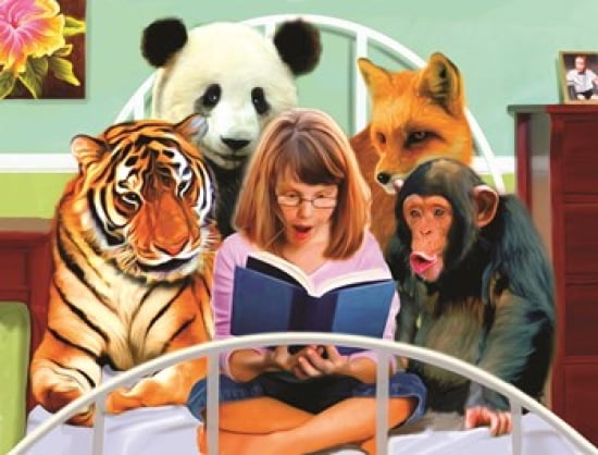 Readers Canvas Art - Jeff Maraska (28 x 22)