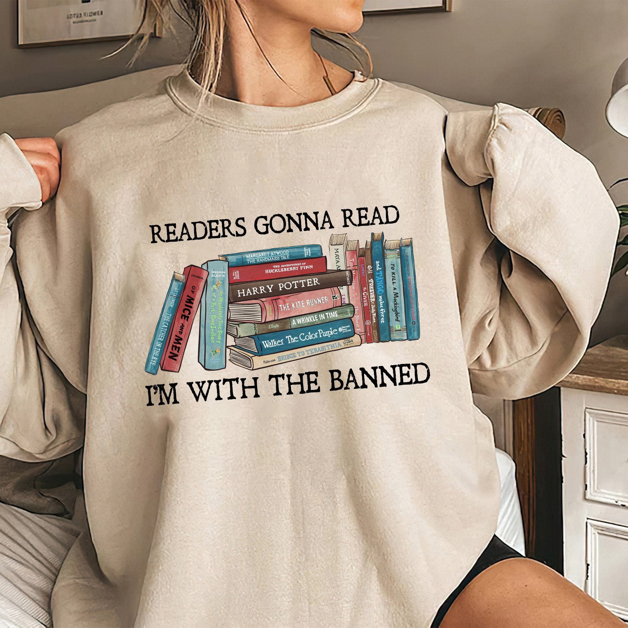 Readers Gonna Read Banned Book Shirt, I'm With The Banned, Book Lover ...
