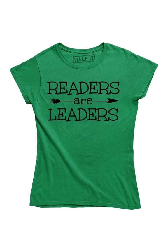 Readers are Leaders Funny Librarian Teacher English Reading Library T-Shirt