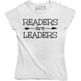 thumbnail image 1 of Readers are Leaders Funny Librarian Teacher English Reading Library T-Shirt, 1 of 4