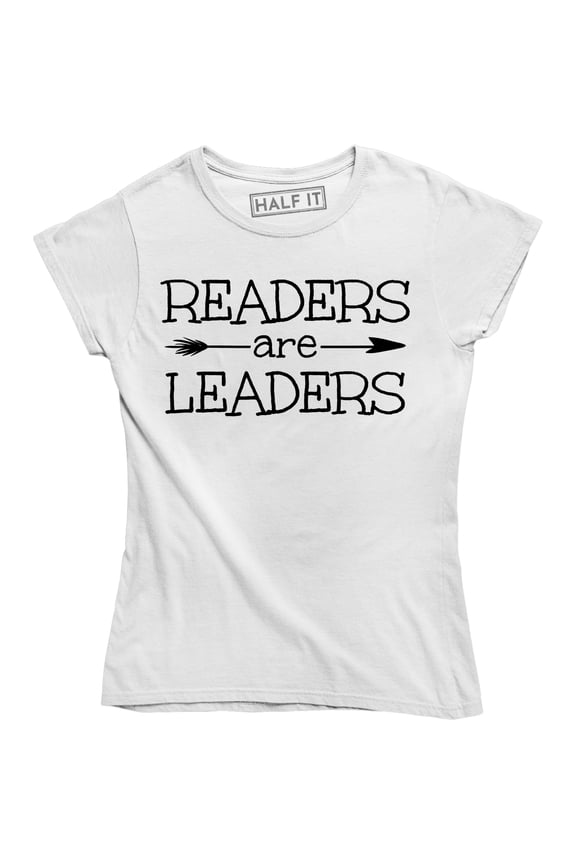 Readers are Leaders Funny Librarian Teacher English Reading Library T-Shirt