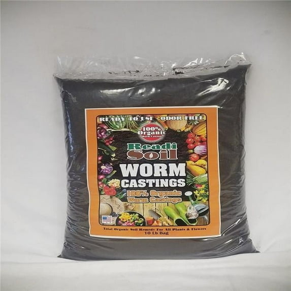 Readi Soil 100 Percentage Organic 0.5 cu. ft. Worm Castings