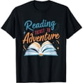 thumbnail image 1 of Reading Adventure Library Student Teacher Book Lover T-Shirt, 1 of 4