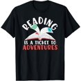 thumbnail image 1 of Reading Adventure Library Student Teacher Book School T-Shirt, 1 of 4