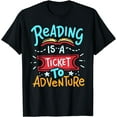 thumbnail image 1 of Reading Adventure Library Student Teacher Book T-Shirt Black 4X-Large, 1 of 4
