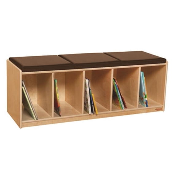 Reading Bench with Brown Cushion