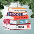 thumbnail image 1 of Reading Between the Wines Book Club Christmas Ornament - Tasting - Novels - Read - Friends, 1 of 9