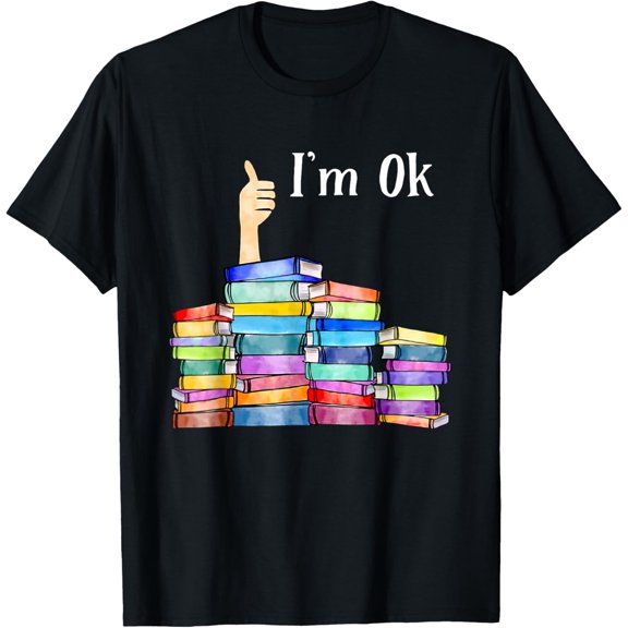 Reading Book Lovers I'm Ok National Book Lovers Day T-Shirt