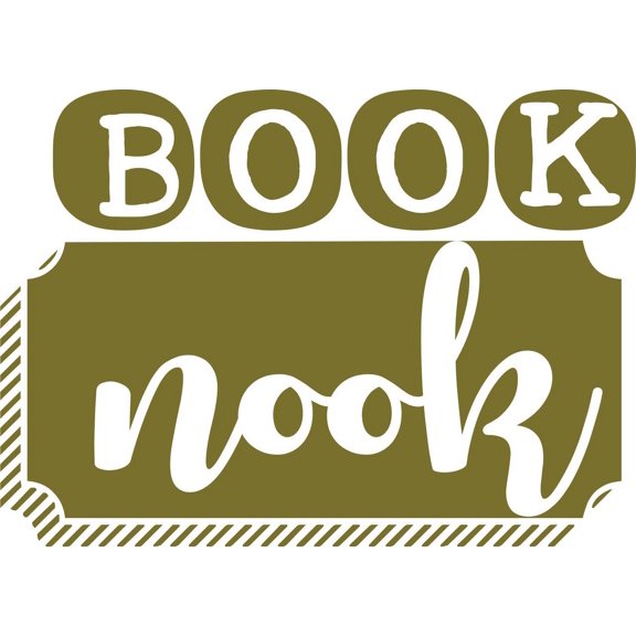 Reading Book Nook Wall Decal - Great for Library, School, Elemtery Teachers, Family Room Nook, Classrooms| Vinyl Sticker Reading Corner / Decal For Home Decor - 20"x14"