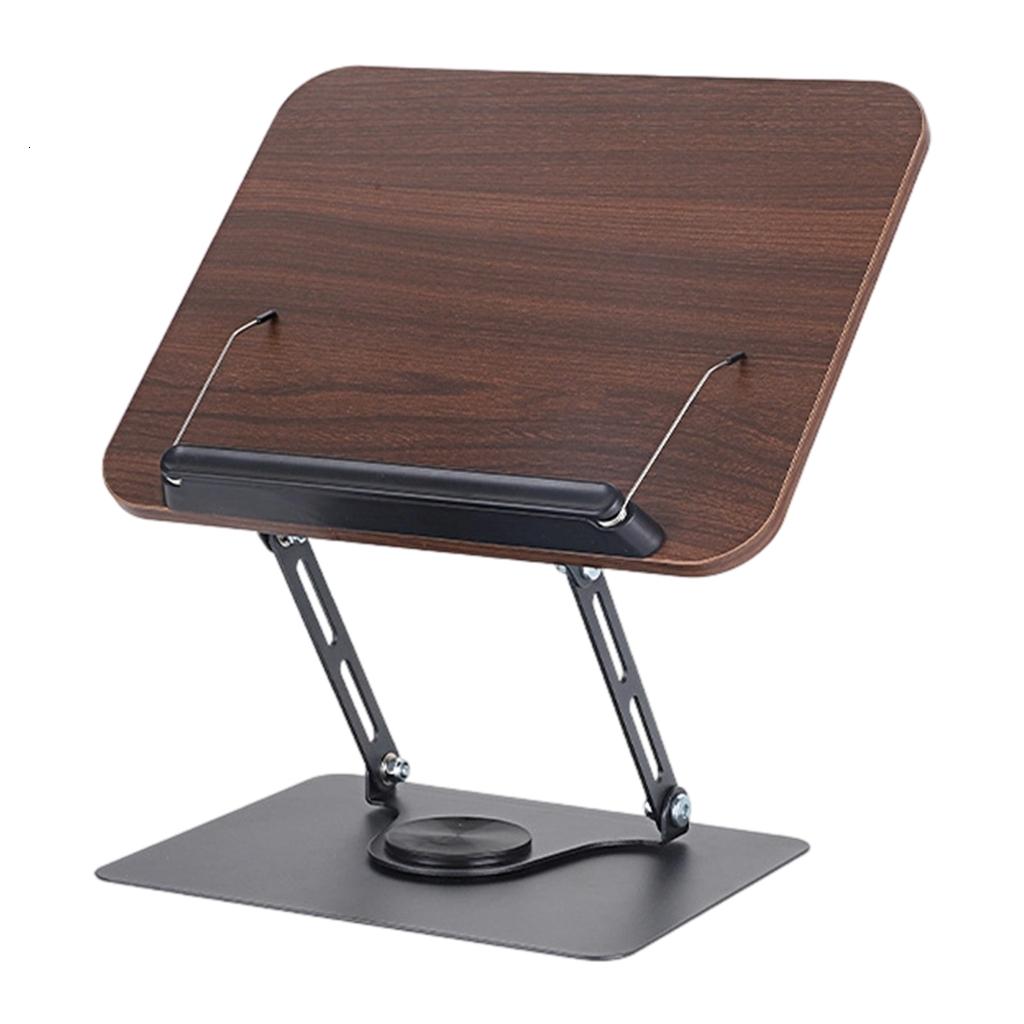 Reading Books Holder Desktop Book Laptop Stand with 360 Degree Rotating ...