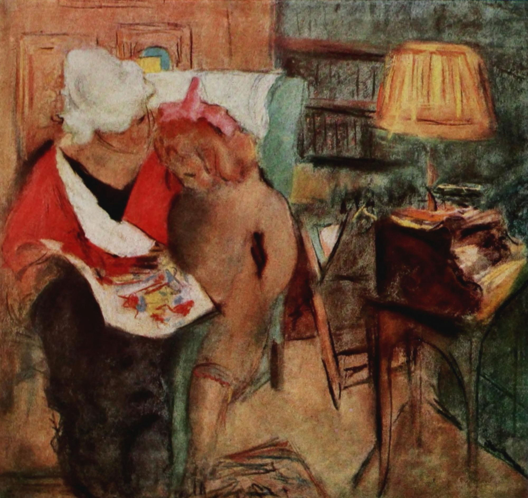 Reading Canvas Art - Edouard Vuillard (18 x 24)