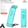 thumbnail image 1 of Reading Clip Light under $5! Ke1Clo USB Rechargeable Book Light, Portable Eye Protection Lamp for Night Reading (Blue), 1 of 3