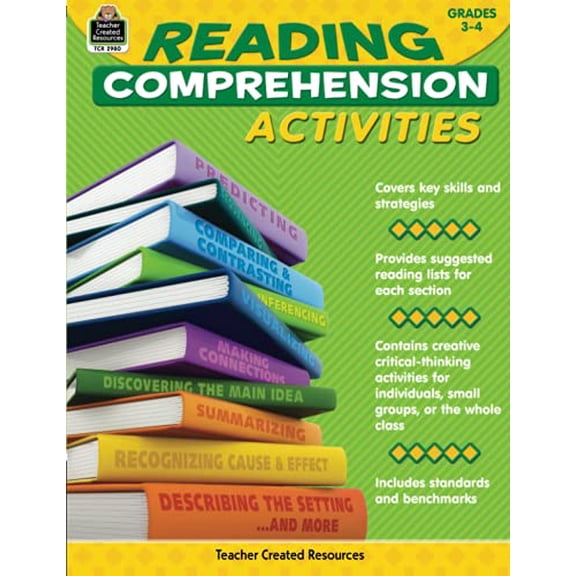 Pre-Owned Reading Comprehension Activities Grade 3-4 Paperback