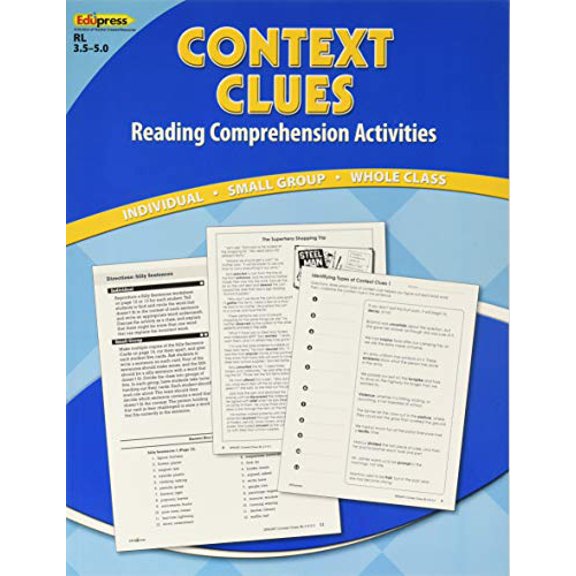 Pre-Owned Context Clues: Reading Comprehension Activities (Paperback) 1564721574 9781564721570