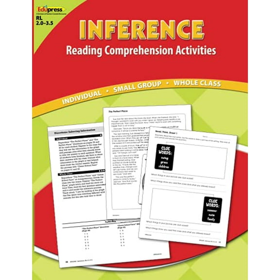 Pre-Owned Inference: Reading Comprehension Activities (Paperback) 1564721485 9781564721488