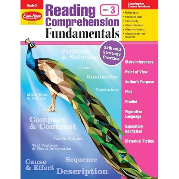 Pre-Owned Reading Comprehension Fundamentals, Grade 3 (Paperback) 1629384623 9781629384627