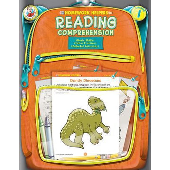 Pre-Owned Reading Comprehension, Grade 1 (Homework Helper), 9780768207040, 0768207045, Paperback,