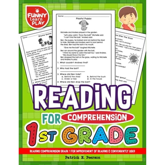Pre-Owned Reading Comprehension Grade 1 for Improvement of Reading & Conveniently Used: 1st Grade Reading Comprehension Workbooks for 1st Graders to Combine Fun & Education Together Paperback