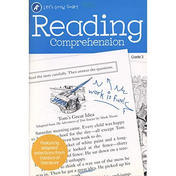 Pre-Owned Reading Comprehension-Grade 3 (Let's Grow Smart)~Featuring Adapted Selections from Classics of Literature Paperback