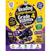 Reading Comprehension Grade 4 Daily Practice Workbook Common Core 4th Grade Reader Test Prep Activity Resource Nonficti, Paperback