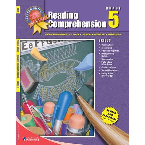 Pre-Owned Reading Comprehension, Grade 5 (Paperback) 1561890456 9781561890453