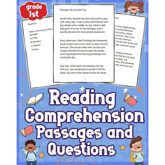 Reading Comprehension Passages and Questions 1st Grade: Enhance Learning with Comprehensive Reading Comprehension Passag, (Paperback)