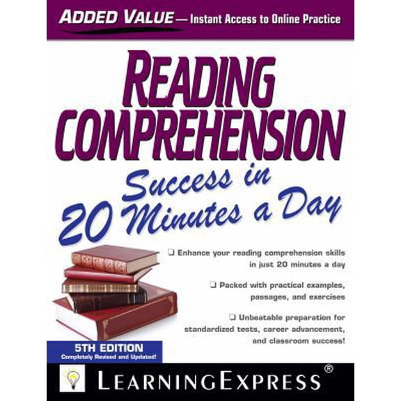 Pre-Owned Reading Comprehension Success in 20 Minutes a Day (Paperback) by Learning Express LLC (Creator)