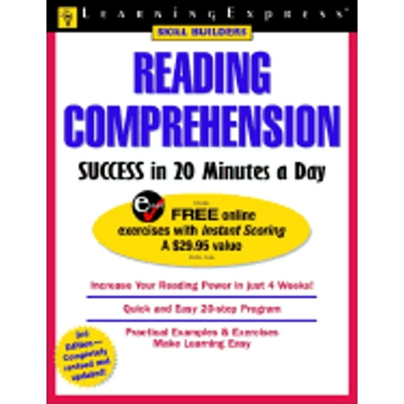 Pre-Owned Reading Comprehension Success in 20 Minutes a Day (Skill Builders) (Paperback) 1576854949 9781576854945