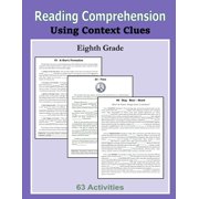 Reading Comprehension - Using Context Clues - Eighth Grade, (Paperback)