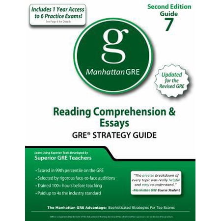 Pre-Owned Reading Comprehension & Essays GRE Strategy Guide (Paperback) 1935707523 9781935707523