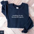 thumbnail image 1 of Reading Is My Favorite Sport Sweatshirt, Booklover, Bookish Sweater, Book Reader, English Teacher, Bookworm Shirt, Librarian Shirt Sweatshirt All Size S-5XL, 1 of 5