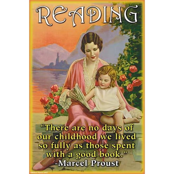 Reading- Fine Art Canvas Print (20" x 30")