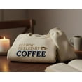 thumbnail image 1 of Reading Fueled By Coffee Embroidered Sweatshirt – Book Lover Cozy Crewneck – Reader & Coffee Lover Gift, 1 of 4