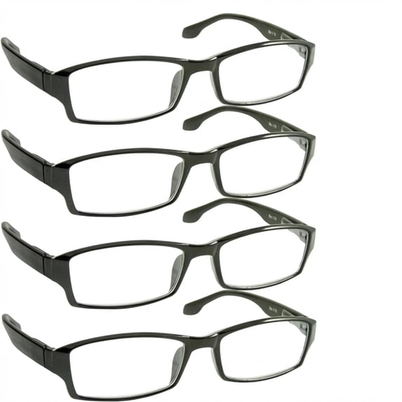 Reading Glasses 0.75 | Best 4 Pack of Readers for Men and Women | 180 Day Guarantee