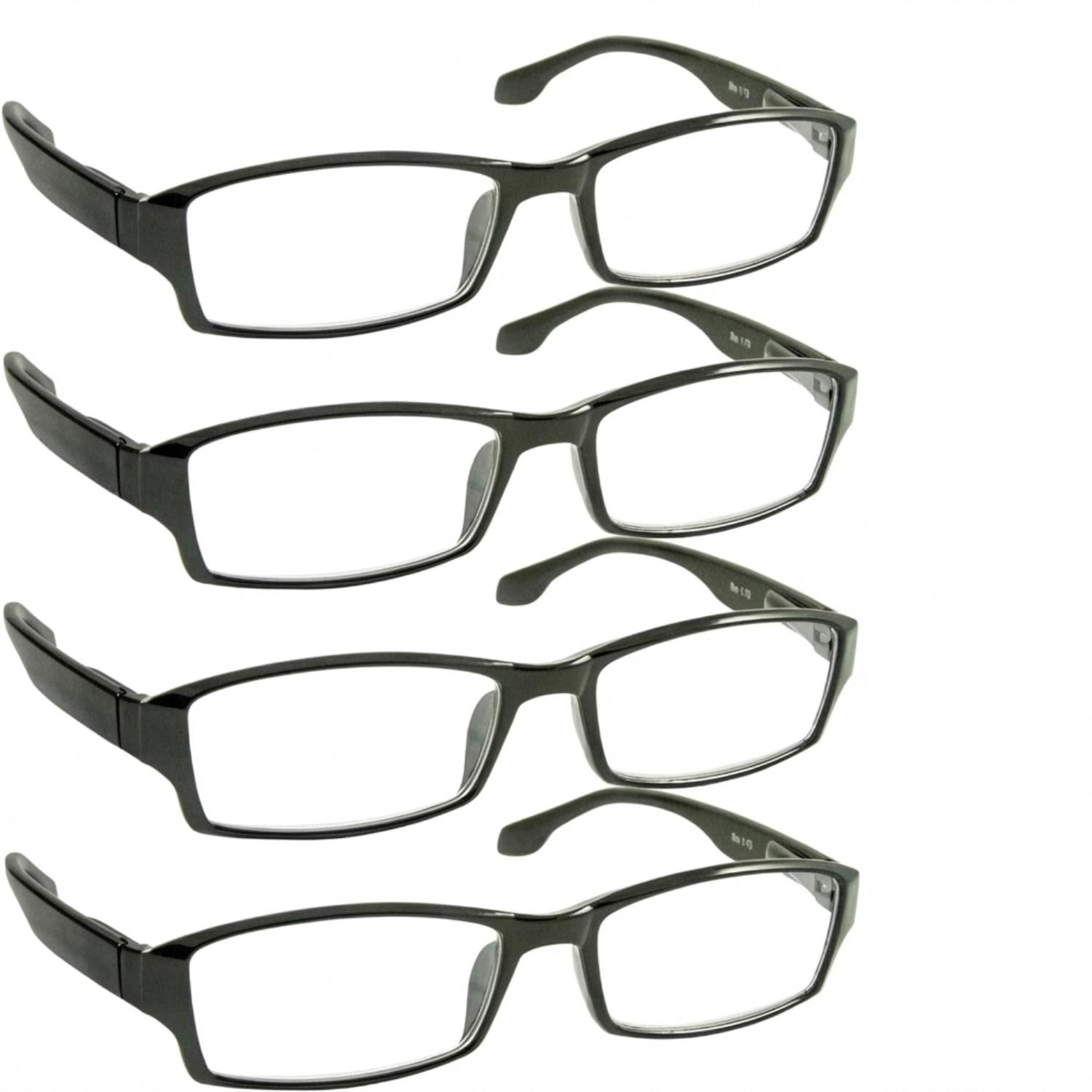 Reading Glasses 1.50 | Best 4 Pack of Readers for Men and Women | 180 Day Guarantee