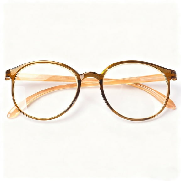 Reading Glasses 2.0 for Men & Women, Tea Brown TortoiseShell, Blue Light Blocking, Lightweight Comfort Fit with Case & Cloth