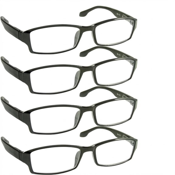 Reading Glasses 4.00 | Best 4 Pack of Readers for Men and Women | 180 Day Guarantee