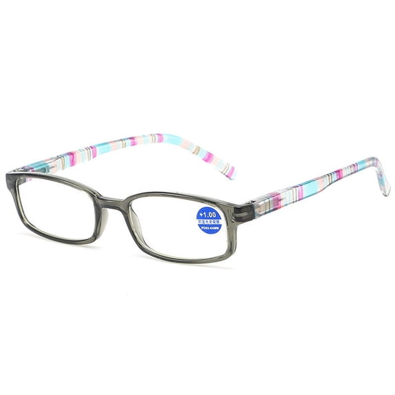 Reading Glasses Anti Blue Light Rectangular Spring Hinge Readers 1.0 ~ 4.0