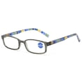 thumbnail image 1 of Reading Glasses Anti Blue Light Rectangular Spring Hinge Readers 1.0 ~ 4.0, 1 of 2